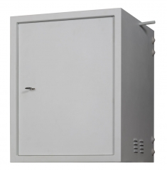 Настенный антивандальный шкаф 19" 15U TWS-156065-M-GY
