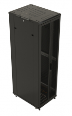 Hyperline TTB-2266-DD-RAL9004 Шкаф напольный 19-дюймовый 22U