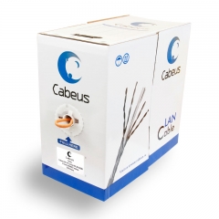 Кабель витая пара CABEUS UTP-4P-CAT.5E-SOLID-LSZH