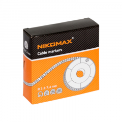 Маркер NIKOMAX кабельный NMC-CMR-H-YL-500