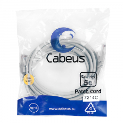 Патч-корд Cabeus PC-UTP-RJ45-Cat.5e-3m