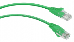 Патч-корд Cabeus PC-UTP-RJ45-Cat.5e-1.5m-GN-LSZH