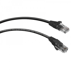 Патч-корд Cabeus PC-UTP-RJ45-Cat.5e-1m-BK