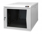 Настенный цельносварной шкаф 19", 15U TWC-155350-G-W-GY
