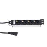 Блок розеток Hyperline SHT10-4SH-IEC