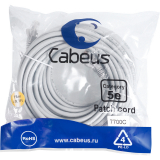 Патч-корд Cabeus PC-UTP-RJ45-Cat.5e-15m-LSZH